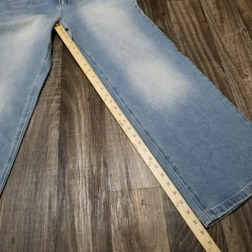 Juicy Couture Jeans 11/30‎ Stretch Y2K Bedazzled Juicy Wide Leg NEW